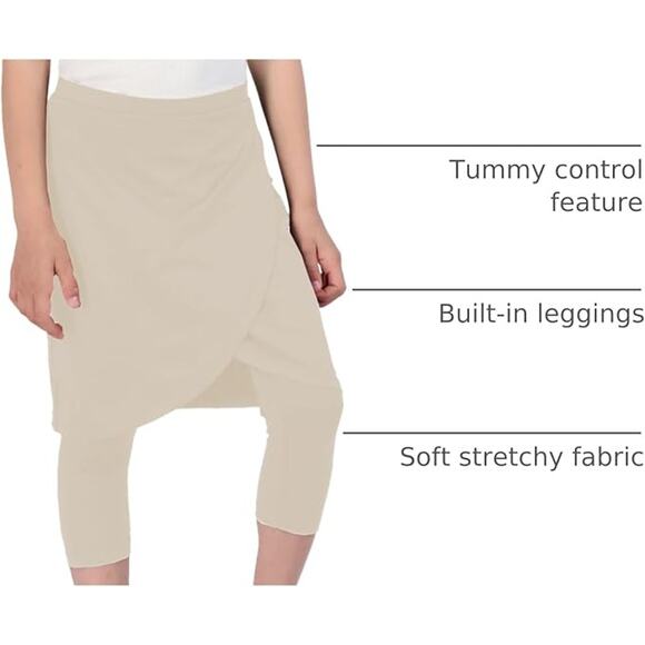 NWT ~ Activewear Capri Pants & Tennis Skorts Leggings Skirt ~ Girls Size 6/7 - Picture 4 of 4